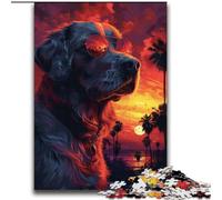 Puzzle Chien Mode 2000 pièces pour Adultes et Adolescents, Jeux éducatifs, décoration d'intérieur, à Offrir en Cadeau à Toute la Famille (70x100cm)