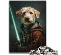 Puzzle Chien Rétro 1000 pièces pour Adultes et Adolescents, idéal pour Tuer Le Temps en Vacances avec des pièces de Formes aléatoires entièrement emboîtables (50x75cm)