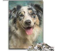 Puzzle Chien Souriant 2000 pièces pour Adultes et Adolescents, à partir de 14 Ans, Casse-tête Familial, Cadeaux d'anniversaire de Noël (70x100cm)