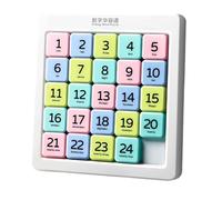 Puzzle Chiffres - Jeu de Puzzle Coulissant 300G | Kit de Jeu de Réflexion Manuel, Système de Formation Logique Interactif, Solution de Divertissement Créative Pour , Adultes, Voyage, Bureau