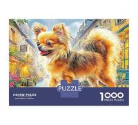 Puzzle Chihuahua 1000 pièces« Champ ensoleill頻 en Carton Robuste et sans poussière, idéal pour Amateurs de Puzzles confirmés. pour s'amuser à l'intérieur ou Jours de Pluie. Dimensions : 52 x 38 cm.