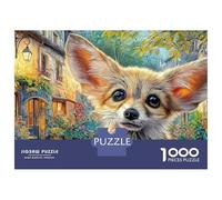 Puzzle Chihuahua de 1000 pièces,Parcours de Pierres, à encadrer,idéal Pours de Groupe, Voyages et Loisirs d'intérieur (70 x 50 cm).pour Voyages, Vacances Passe-Temps Amusant. 70 x 50 cm / 1000 pièces