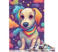Puzzle chiot mignon de 500 pièces, puzzle défi impossible pour adultes de 18 ans et plus, 500 pièces (52 x 38 cm)