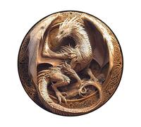 Puzzle chouette 3D Impossible Oiseaux Blancs Art Puzzle Animaux Plat en Bois avec Effet Visuel 3D, Décoration d'intérieur Esthétique Unique, Cadeaux de Noël pour Homme et Femme