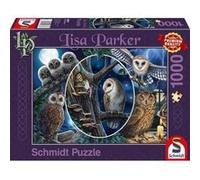 Puzzle Chouettes myst,rieuses, 1000 pcs multicolore G