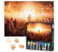 Puzzle chrétien de 1000 pièces, puzzle d'esprit sacré, pour adultes, 70 x 50 cm, jeu d'adresse impossible pour toute la famille