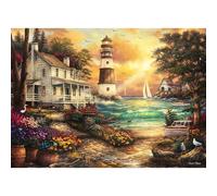 Puzzle chuck pinson - cottage by the sea - 500 pièces