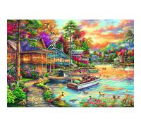 Puzzle chuck pinson - freedom at the lake - 1000 pièces
