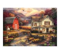 Puzzle chuck pinson - relaxing on the farm - 500 pièces