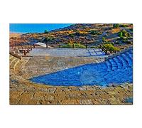 Puzzle Chypre 1000 pièces - Amphithéâtre Antique de Limassol, Chypre, Jeu de Puzzle, œuvre d'art, Souvenir de Voyage, 50 x 70 cm