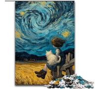 Puzzle Ciel étoilé 1000 pièces pour Adolescents, Jeu Stimulant, idéal comme Cadeau pour Toute la Famille (50x75cm)