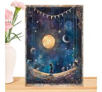 Puzzle ciel étoilé - 70 x 51 cm - 1000 pièces - Jouet romantique amusant - Pour le travail, le bureau, les situations sociales, l'école, la salle de classe, la maison, les fêtes et