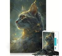 Puzzle Ciel Étoilé du Zodiaque pour Adolescents 1000 Pièces Jeu de Stimulation Mentale Pièces Nettement Découpées Facile à Apprendre Plaisir en Famille (38x52cm)