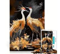 Puzzle Cigogne à Peindre 1000 Pièces pour Adultes Jeu Cognitif Motif à Assembler Cadeau de Père Noël (38x26cm)