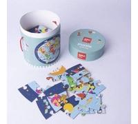 Puzzle Circulaire carte du monde Multicolore G