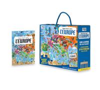 Puzzle circulaire L'Europe - Sassi Junior - 210 pièces - Pour enfant de 6 ans et plus