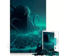 Puzzle citadelle sous-Marine 1000 pièces Jeu de Concentration mentale Découpe de précision Bords Lisses Activité captivante pour des soirées tranquilles (38x52cm)