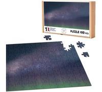 Puzzle classique 100 Pièces - Fabulous - Aurore Boréale Verte devant la Voie (39,2 x 26,2 cm) G