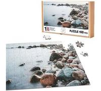 Puzzle classique 100 pièces - Fabulous - Rivage de Galets Mer de Brume (39,2 x 26,2 cm) G