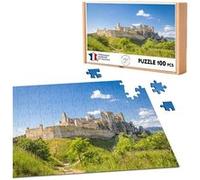 Puzzle classique 100 Pièces - Fabulous - Ruine d'un Chateau Medieval Europe (39,2 x 26,2 cm) G