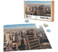 Puzzle classique 100 Pièces - Fabulous - Sao Paulo Vue Plongeante sur la (39,2 x 26,2 cm) G