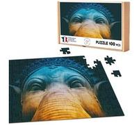 Puzzle classique 100 Pièces - Fabulous - Statue de Ganesh Dieu Elephant Inde (39,2 x 26,2 cm) G