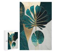 Puzzle Classique, 1000 PCS, Représentant Abstract Tropical Leaf Art, comme Activité Créative pour Les Adultes Patients, pour Les Passionnés
