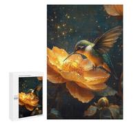 Puzzle Classique, 1000 PCS, Représentant Hummingbird and Flower, comme Loisir Apaisant pour Les Passionnés, pour Les Heures De Détente