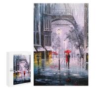 Puzzle Classique, 1000 PCS, Représentant The First Snow in Paris, pour Un Divertissement sans Écran en Famille, comme Projet De Loisir