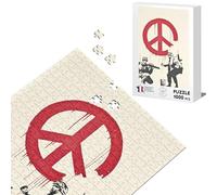 Puzzle Classique 1000 pièces Banksy Soldat Signe Paix Peinture Street Art Graffiti