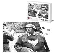 Puzzle Classique 1000 pièces Bourvil Louis De Funes Tournage La Grande Vadrouille Complices
