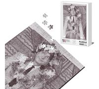 Puzzle Classique 1000 pièces Jacques Chirac Fleurs Wallis et Futuna President France