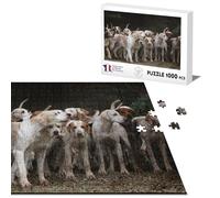 Puzzle Classique 1000 pièces Meute de Chiens de Chasse Gros Chien Aboie