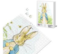 Puzzle Classique 1000 pièces Petter Rabbit dans Son Jardin Pierre Lapin Illustration Enfant Beatrice Potter