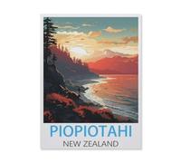 Puzzle classique 1000 pièces, Piopiotahi, Nouvelle-Zélande, décorations et cadeaux uniques pour la maison (50 x 70 cm) -FN4