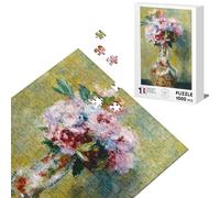 Puzzle Classique 1000 pièces Renoir Bouquet Vase Impressionnisme Peinture Huile