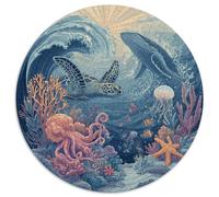 Puzzle Classique 1000 Pièces Thème Aquatique - Un Puzzle Adulte 1000 Pièces Qui Célèbre La Beauté des Mers. Parfait pour Les Amateurs De Nature, De Loisirs Et D’activités Manuelles. Détails Précieux