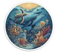 Puzzle Classique 1000 Pièces Thème Aquatique - Un Puzzle Adulte 1000 Pièces Qui Combine Art Et Nature. Parfait pour Les Amateurs De Défis Et De Détente. Qualité Premium, Détails Saisissants