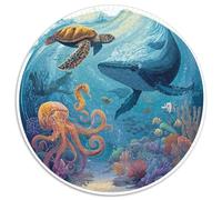 Puzzle Classique 1000 Pièces Thème Aquatique - Un Puzzle Adulte 1000 Pièces Qui Combine Art Et Nature. Parfait pour Les Amateurs De Défis Et De Détente. Qualité Premium, Détails Saisissants