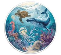 Puzzle Classique 1000 Pièces Thème Aquatique - Un Puzzle Adulte 1000 Pièces Qui Combine Art Et Nature. Parfait pour Les Amateurs De Défis Et De Détente. Qualité Premium, Détails Saisissants