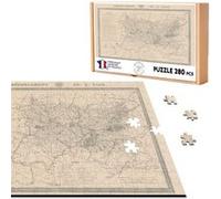 Puzzle classique 280 pièces - Fabulous - 60 Oise Département Carte Ancienne (40 x 30 cm) G
