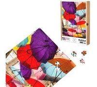 Puzzle classique 280 Pièces - Fabulous - Envol de Parapluies Multicolores (40 x 30 cm) G