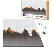 Puzzle classique 280 Pièces - Fabulous - Envol d'Oiseaux sur une Forêt de (40 x 30 cm) G