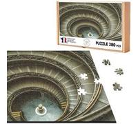 Puzzle classique 280 Pièces - Fabulous - Musée du Vatican Escalier Gris en (40 x 30 cm) Gris G