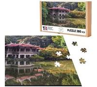 Puzzle classique 280 Pièces - Fabulous - Temple de Gyoen a Shinjuku Reflet (40 x 30 cm) G