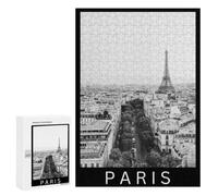 Puzzle Classique, 300 PCS, Représentant Paris Cityscape with Eiffel Tower, comme Loisir Apaisant pour Les Passionnés, pour Les Heures De Détente