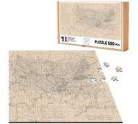 Puzzle classique 500 Pièces - Fabulous - 60 Oise Département Carte Ancienne (48 x 34 cm) G