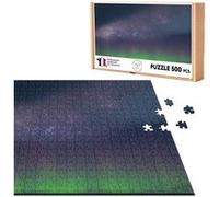 Puzzle classique 500 Pièces - Fabulous - Aurore Boréale Verte devant la Voie (48 x 34 cm) G