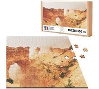 Puzzle classique 500 Pièces - Fabulous - Canyon Arche dans la Brume (48 x 34 cm) G