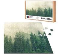 Puzzle classique 500 Pièces - Fabulous - Forêt de Conifères dans la Brume (48 x 34 cm) G